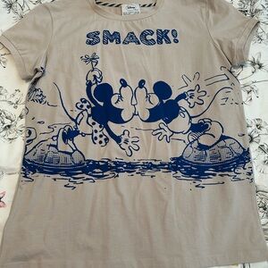 MNG Jeans- Disney Gray T-Shirt with Blue Graphic